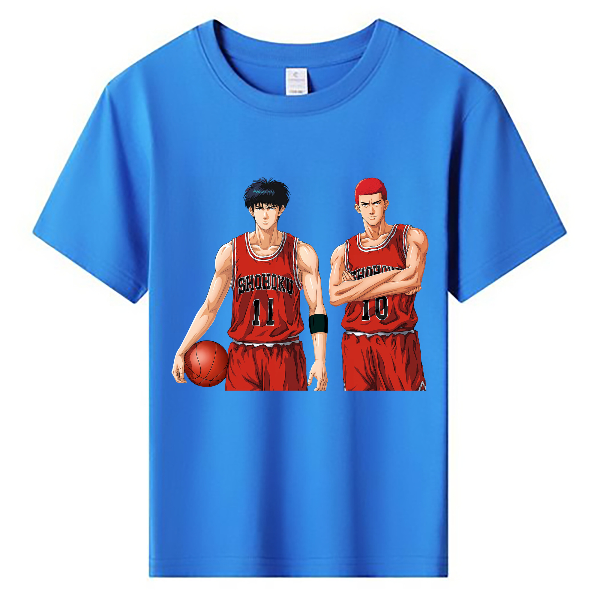 （画像用） SLAM DUNK／スラムダンク 綿100％キッズTシャツ（フロントプリント）